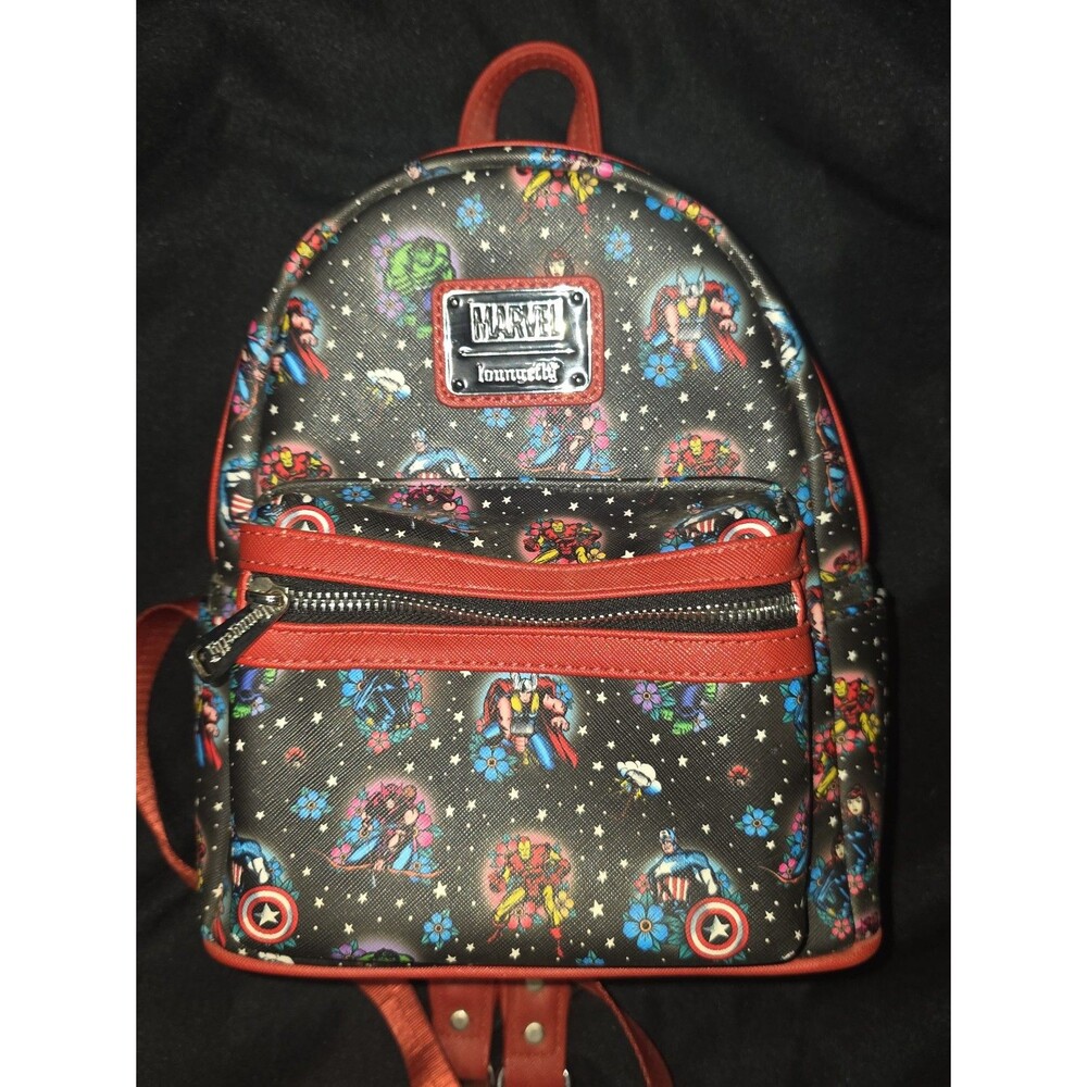 Marvel Loungefly Mini Backpack Avengers Superheroes bookbag purse bag tote!